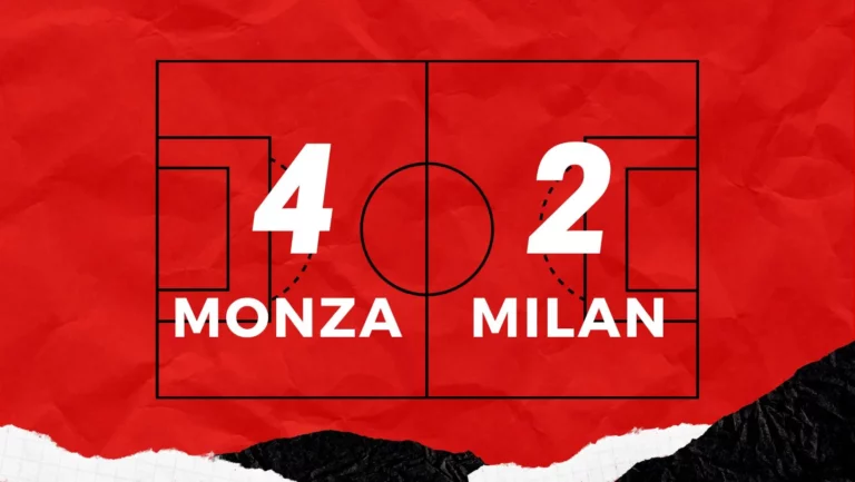 Monzissimo, per la prima volta batte un Milan tardivo ed appannato. Monza Milan finisce 4-2