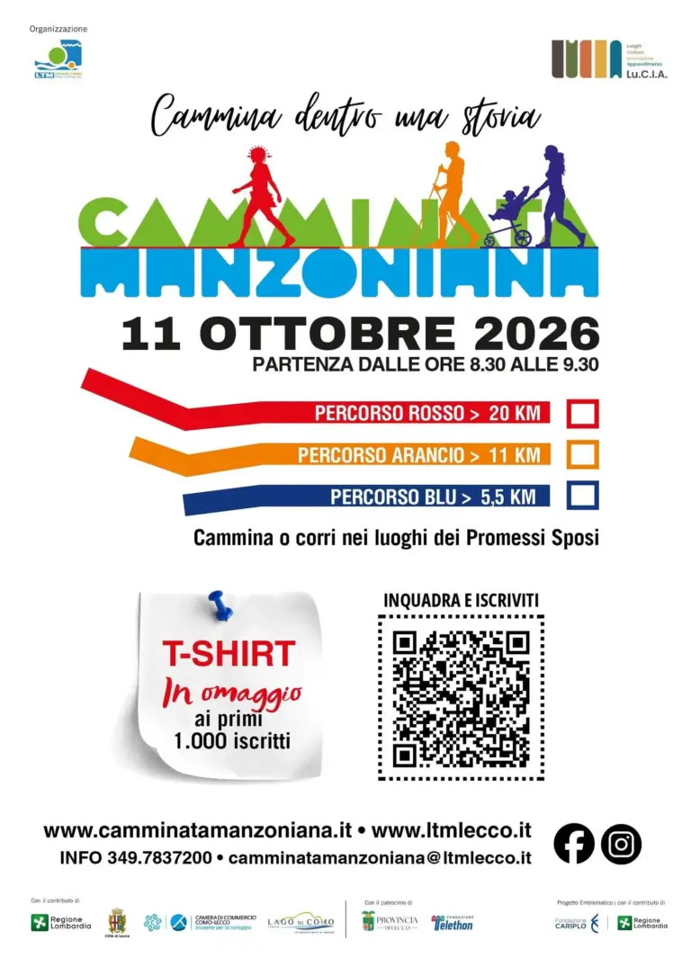 Camminata Manzoniana 2026
