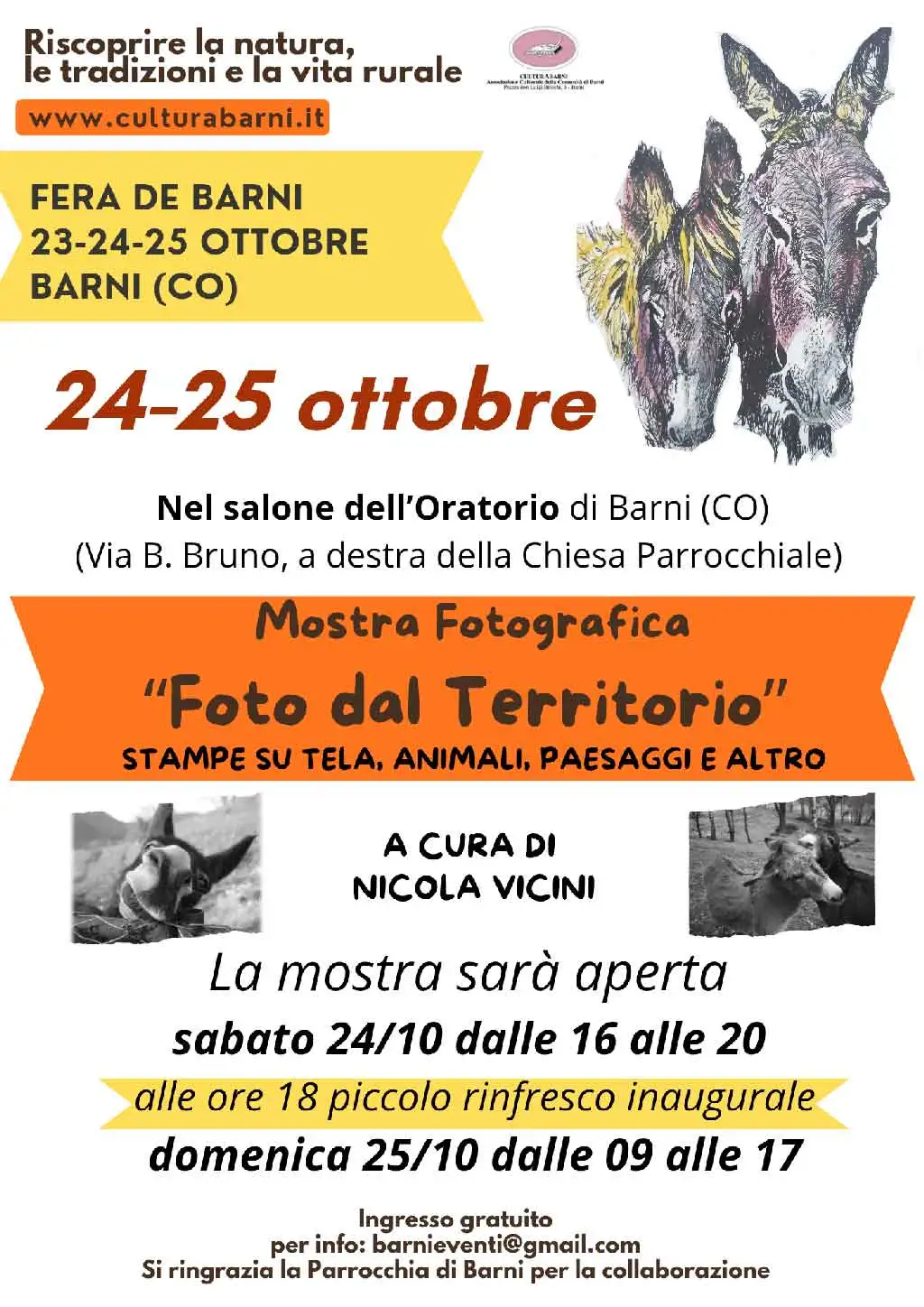 Al momento stai visualizzando A Barni torna la Fera de Barni 2026: tre giorni tra tradizioni rurali, asinelli, sapori e divertimento